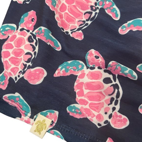 Women's Simply Southern Flutter Sleeve Off Shoulder Turtle Graphic Shirt M - Picture 5 of 5